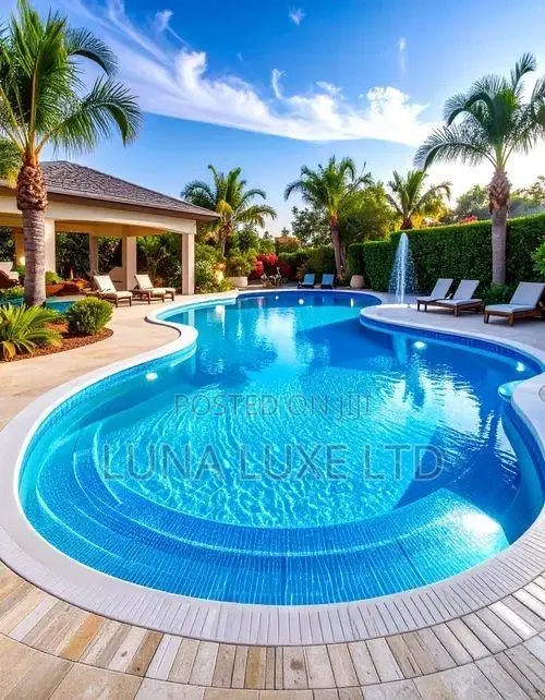 Professional Swimming Pool Construction | Accra | Luna Construction · Photo 1