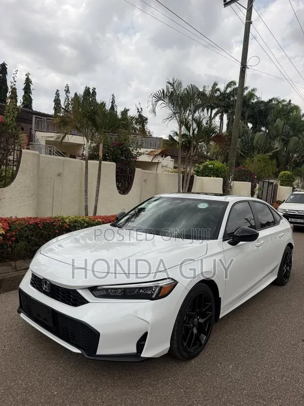 Honda Civic Sport Hybrid Sedan 2026 White · Photo 1