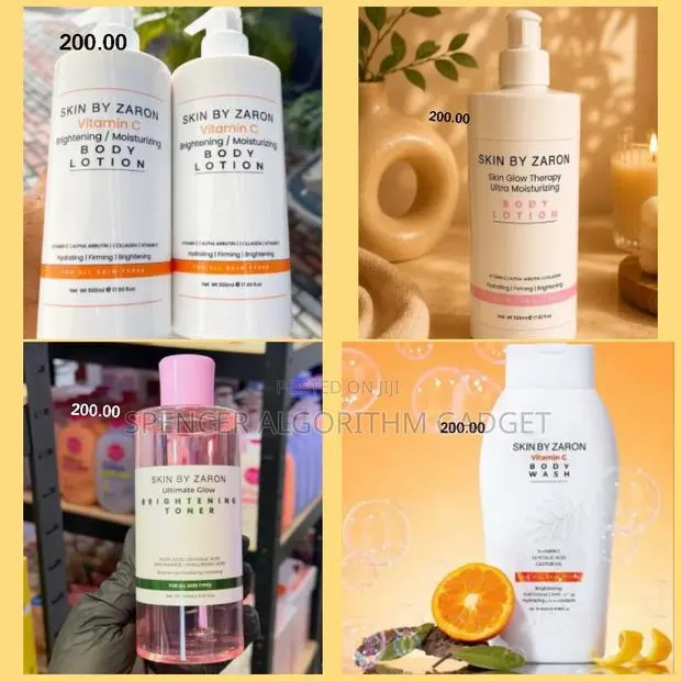 Skin by Zaron Brightening Set (Lotion, Shower Gel and Toner) · Photo 1