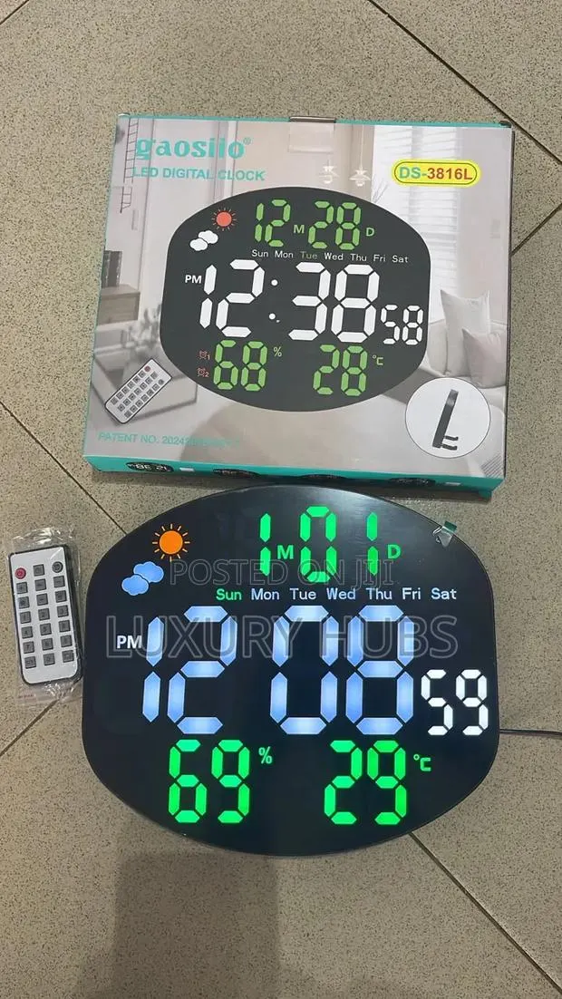 Large Led Digital Wall Mounted Clock · Photo 6