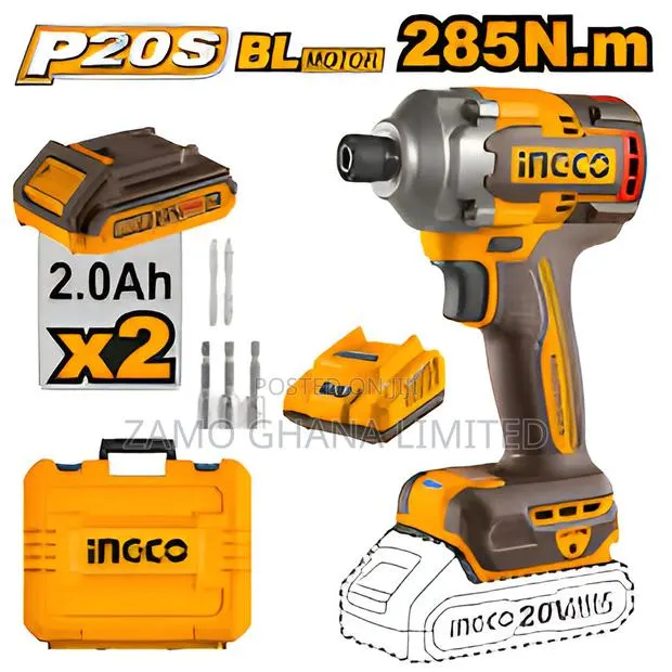 Cordless Impact Driver 20v 285nm + 2 Battery - Cirli2028 · Photo 1