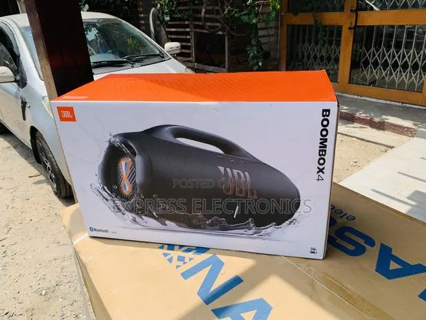 Get Anew Black Boombox 4 Bluetooth Portable Speaker · Photo 1