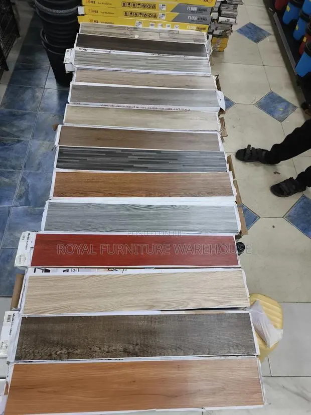 Adhesive PVC Vinyl Floor Tiles (36pcs in a Box, 15*92cm) · Photo 1
