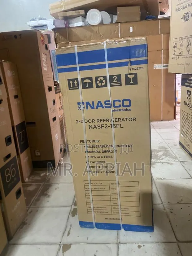 Extremely Durable Nasco 112L Double Door Fridge(NASF2-13fl) · Photo 1