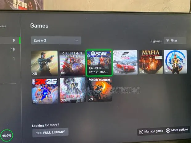 XBOX Series Games Loading 5-7 Games (Offline) · Photo 1