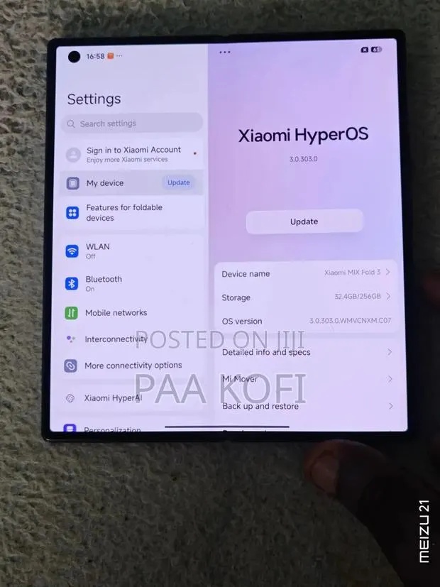 Xiaomi Mix Fold 3 256 GB Black · Photo 1