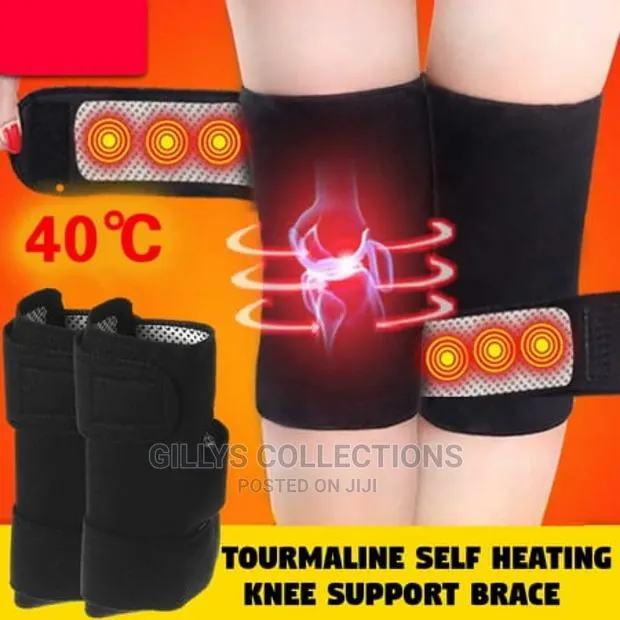 1 Pair Self Heating Tourmaline Knee Brace · Photo 1