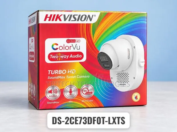 HIKVISION DS-2CE73DF0T-LXTS2MP SoundMax Two Way Audio & Siren Fixed · Photo 1