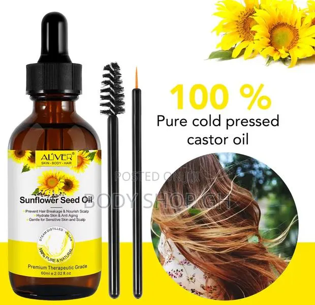 Organic Sunflower Seed Oil for Skin and Hair · Photo 1