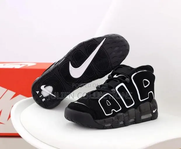 Nike Air More Uptempo Blackwhite · Photo 1