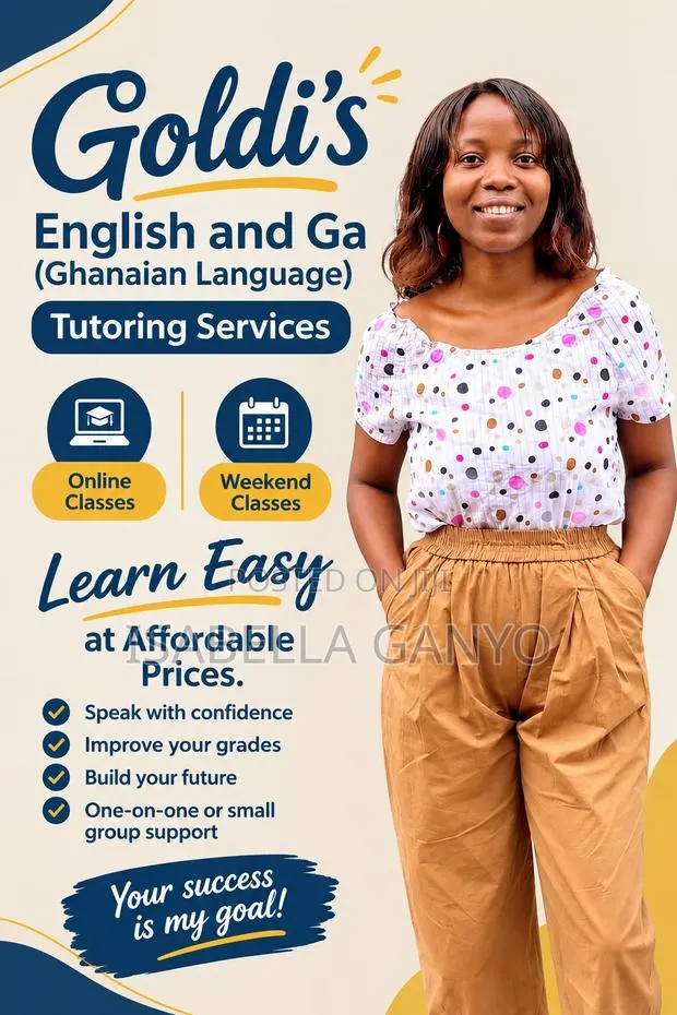 English, Ga( Ghanaian Language) Tutor · Photo 1