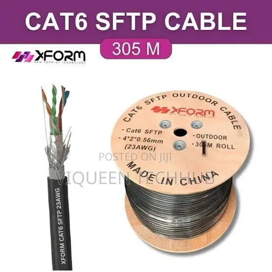 SFTP Cat6e Indoor Cable Cca/305m · Photo 1