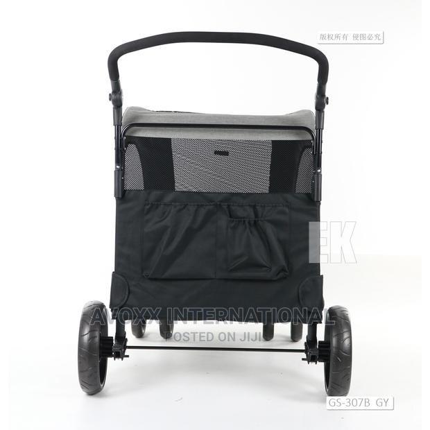 Pet Four-Wheeled Stroller Dog Trolley Cat Carts- Foldable · Photo 2