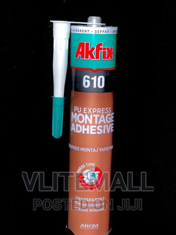 Akfix 610 Pu Express Montage Adhesive (Transparent) · Photo 1