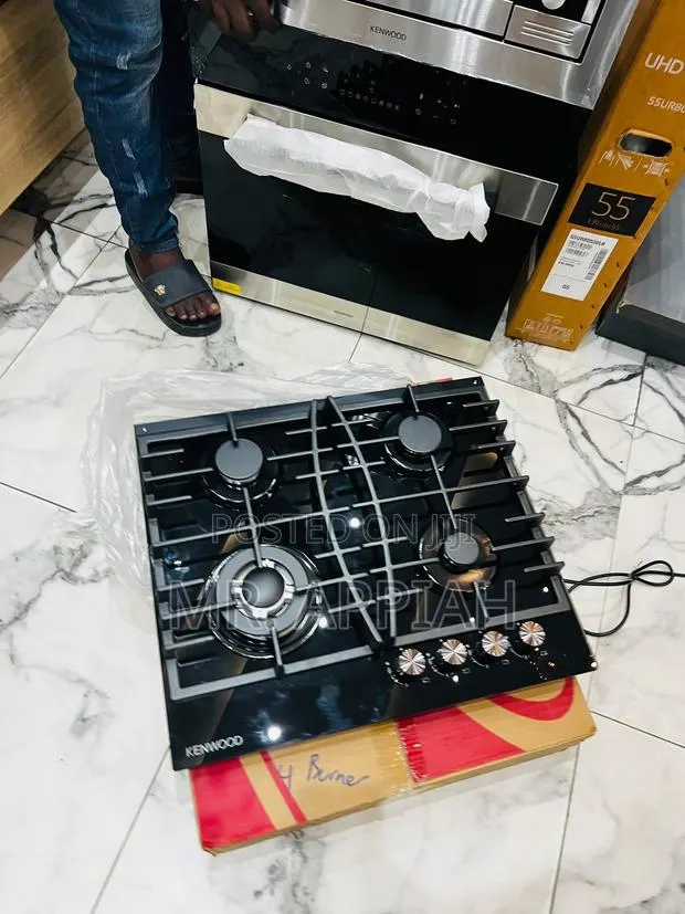 Choose Premium Kenwood 60cm Tempered Glass 4 Gas Hob · Photo 1