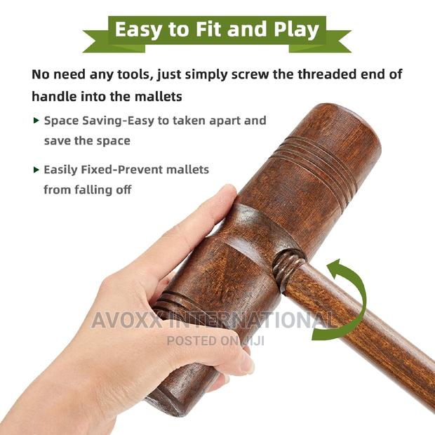 Pointyard 32inchs Six Player Croquet Set, Regulation · Photo 3