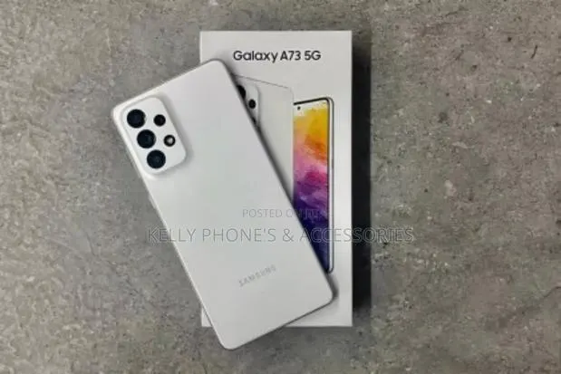 New Samsung Galaxy A73 5G 256 GB White · Photo 1