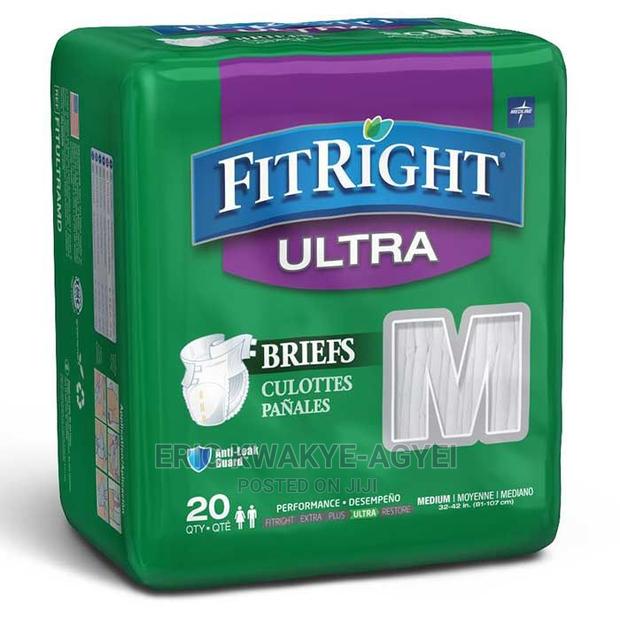 Medline Fitright Plus Adult Diapers, · Photo 1