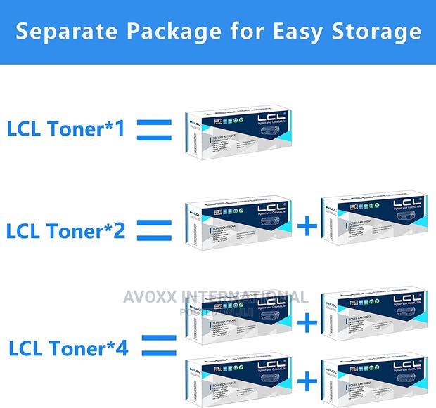 LCL Toner Cartridge Replacement for HP Printers 4 Pack · Photo 5