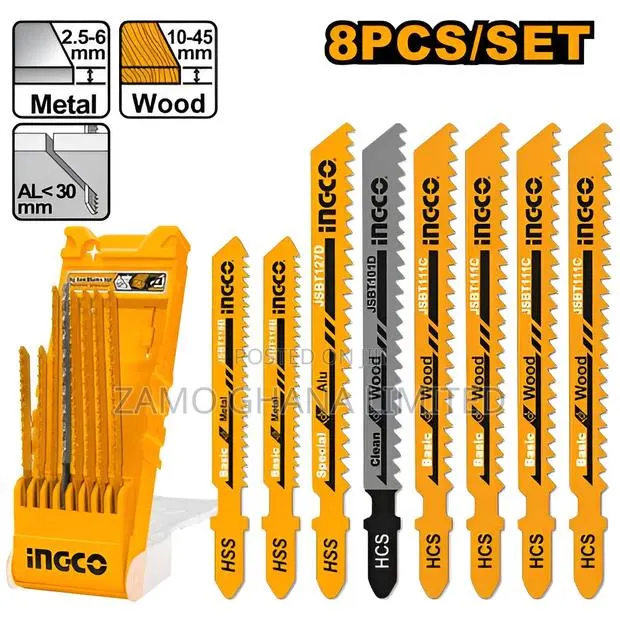 8 PCS Jig Saw Blades Set - Akd8088 · Photo 1