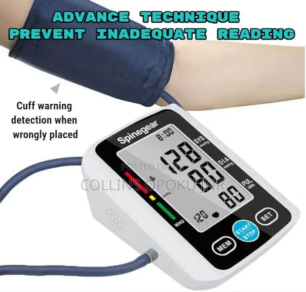 Automatic Blood Pressure Monitor With Voice Recognition - White · Photo 1