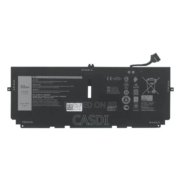 722KK Battery DELL XPS 13 9300 9310 9380 Series P117G P117G001 · Photo 1