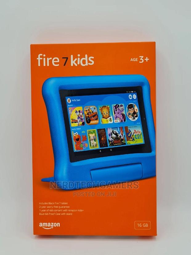New Amazon Fire 7 Kids Edition 2022 16 GB Blue · Photo 1