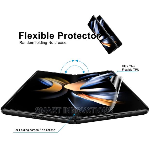 Galaxy Z Fold 6 | 5 Full Coverage Tpu Screen Protector · Photo 2