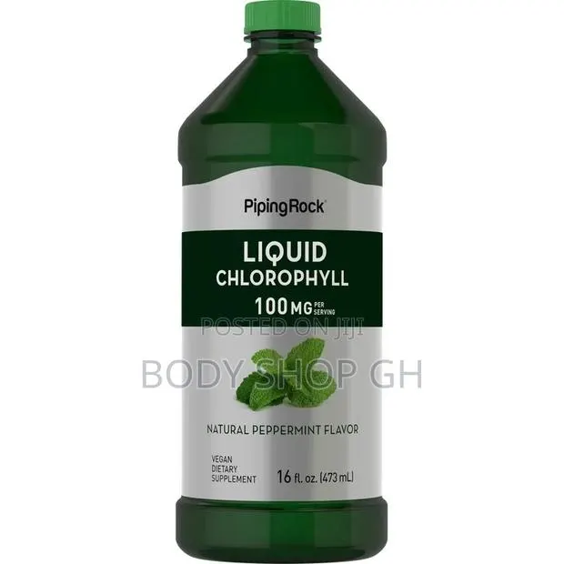 Liquid Chlorophyll 100 Mg - Natural Body Deodorant + Detox 490ml /16oz · Photo 1
