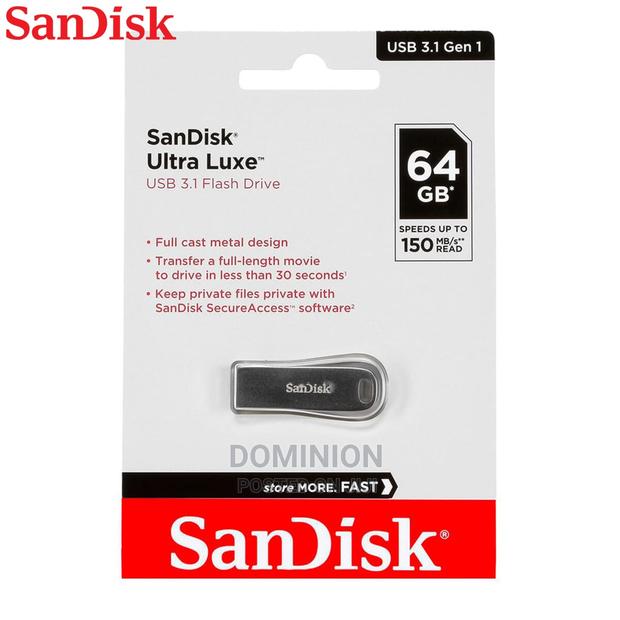 Sandisk 64gb Metallic Pen Drive · Photo 1
