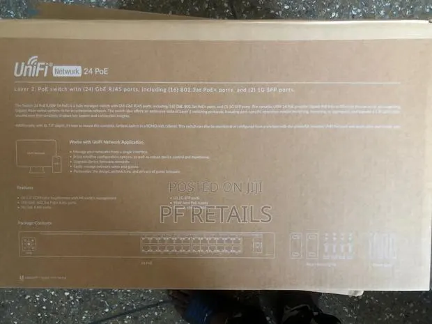 Ubiquiti 24 Port Poe Switch · Photo 1
