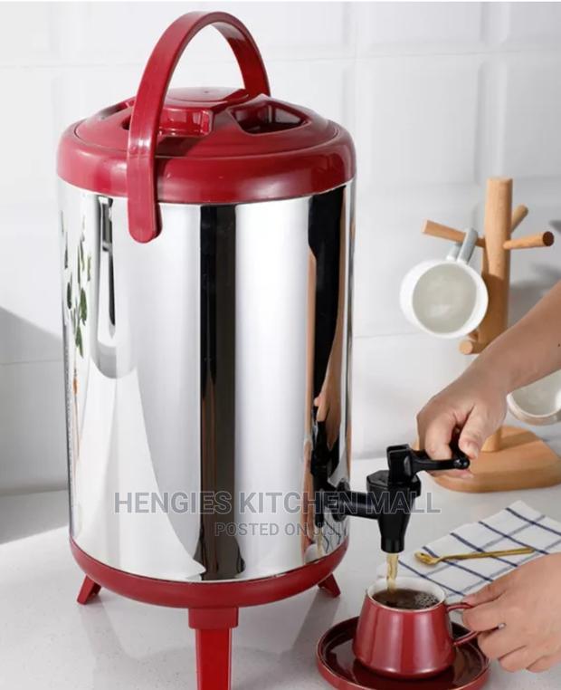Stainless Steel Milk Tea Bucket Dispenser 8l · Photo 1