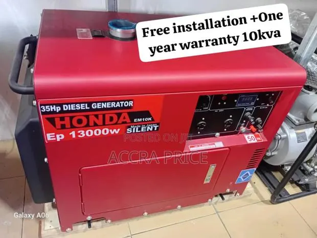 Updated Japan Models Honda Diesel Generator 10kva Diesel · Photo 1
