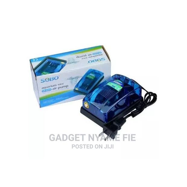 Single Outlet Aquarium Air Pump With Tube and Stone · Photo 1