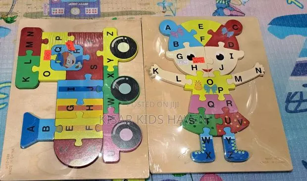 Wooden Puzzle Alphabet for Kids 1 to 3 Years ( Price for 1) · Photo 1