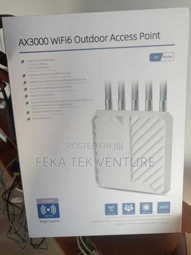 Ax3000 Wifi6 Outdoor Access Point · Photo 1