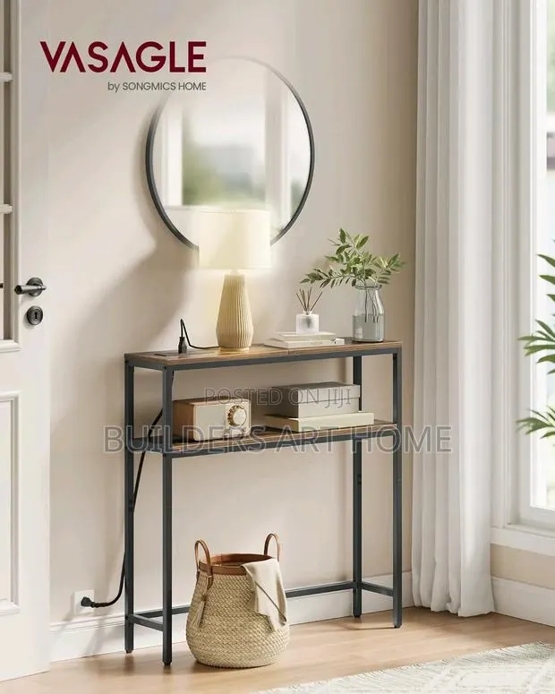 Console Table With Mirror and Charging Spot. · Photo 1
