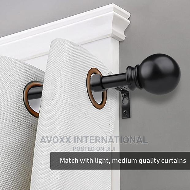 WJ Curtain Rods for Windows 28 to 48 Inches Adjustable, · Photo 2