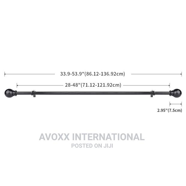 WJ Curtain Rods for Windows 28 to 48 Inches Adjustable, · Photo 4