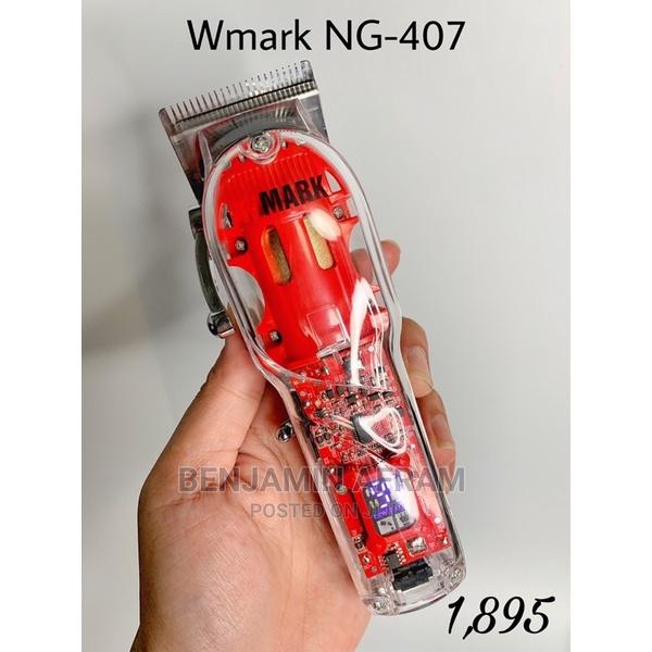 Rechargeable Transparent Cordless Barbering Machine · Photo 1