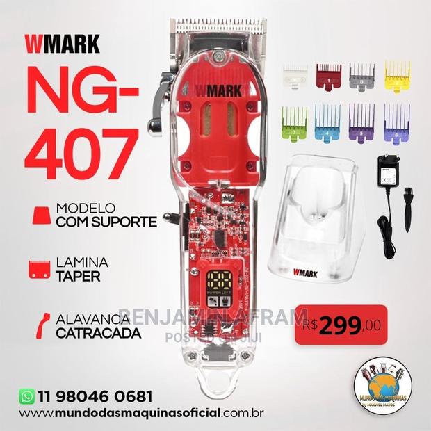 Rechageable Cordless Hair Clippers Wmark NG-407 · Photo 1