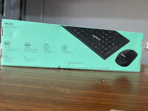 Wireless Combo 2.4hz Keyboard Mouse Logitech · Photo 1