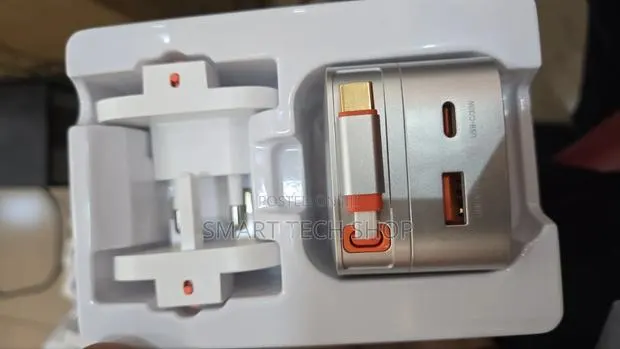 LDNIO Q10 65W GaN Super Fast Charger Built-in Retractable Type-C Cable · Photo 1