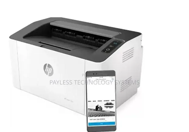 HP Laser 108w Wireless Black and White Printer · Photo 1