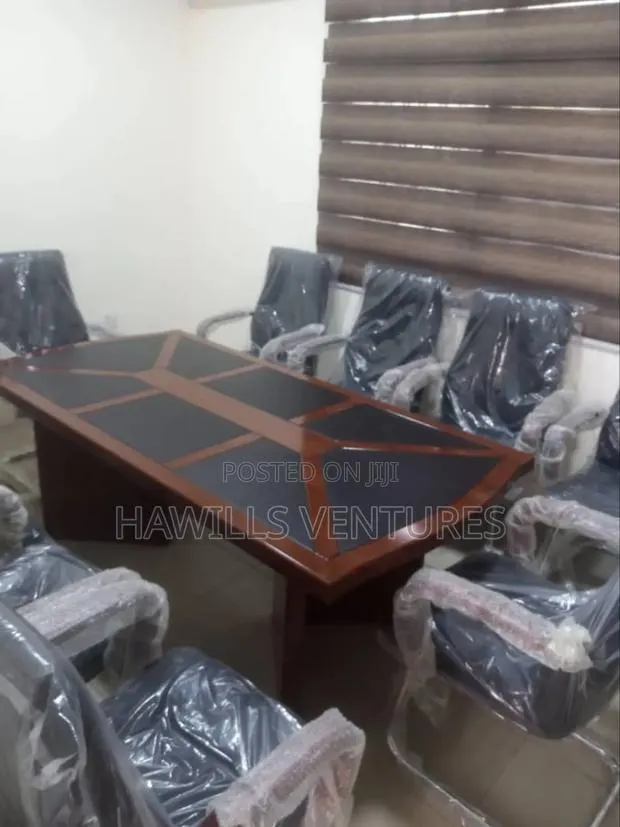 Executive Conference Table Featuring a Dual -Tone With Wood Accent. · Photo 1