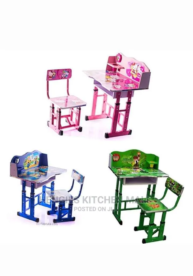 Adjustable Kid's Study Table + Chair (3-10yrs) · Photo 1