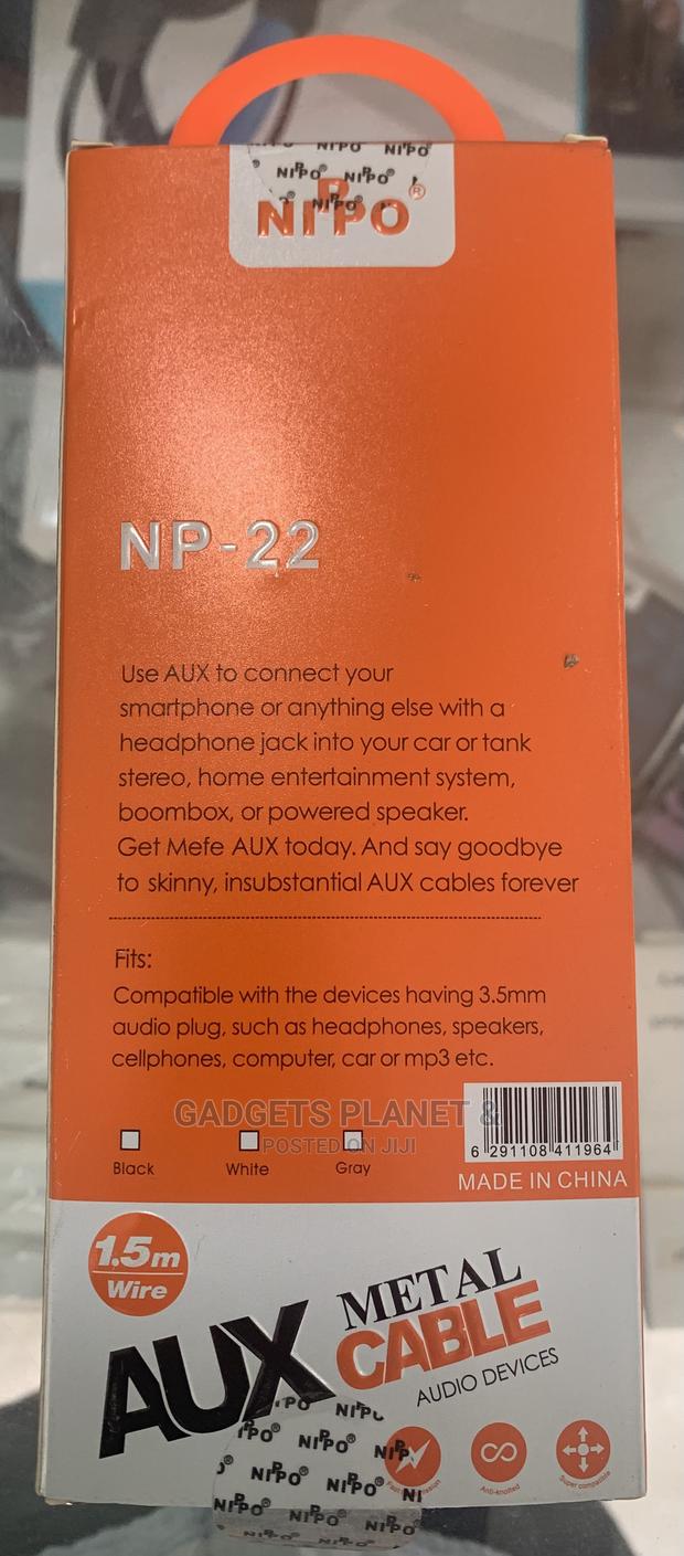 Nippo Np-22 Aux Metal Cable - 1.5m · Photo 3