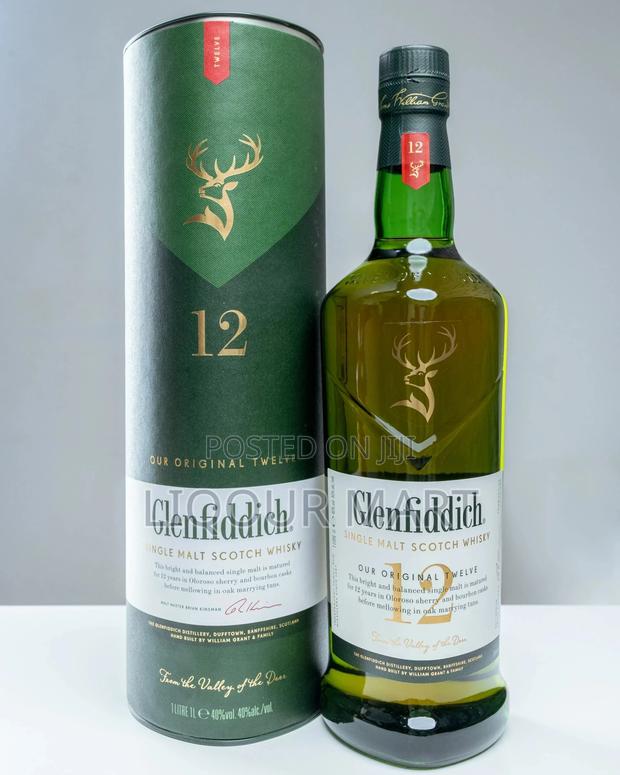 1l Glenfiddich 12yrs Single Malt Scotch Whisky 1l · Photo 2