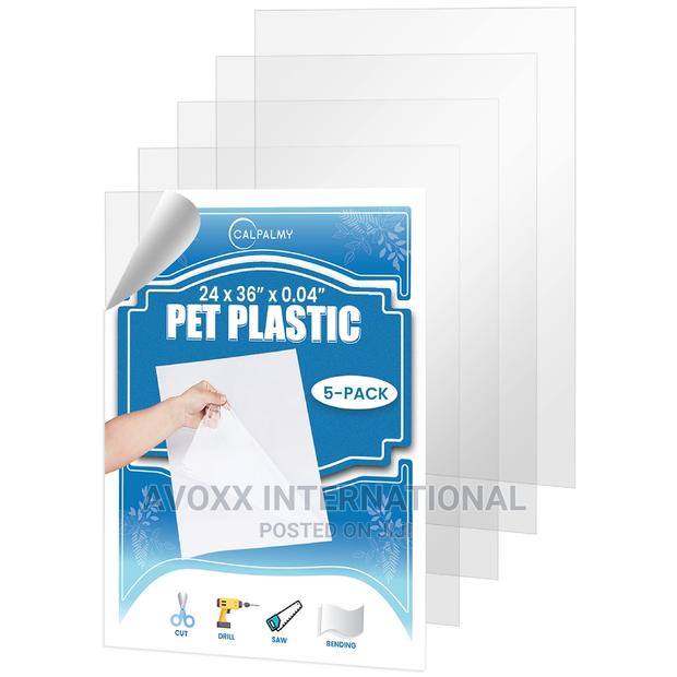 Packs of 24x36x0.03’’ PET/Plexiglass Panels Unbreakable · Photo 2