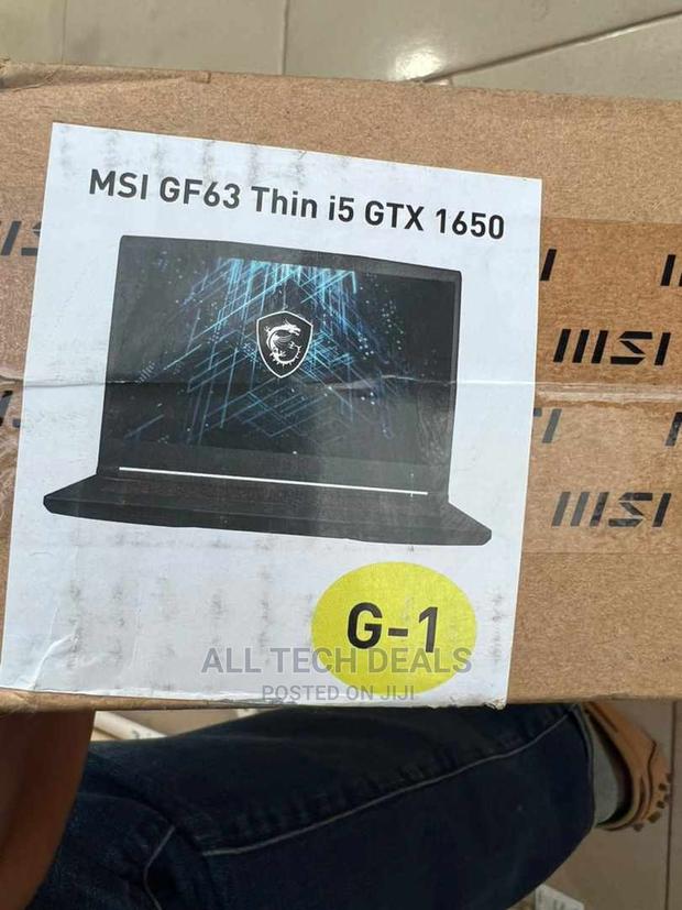 New Laptop MSI GF63 8GB Intel Core I5 SSD 256GB · Photo 1